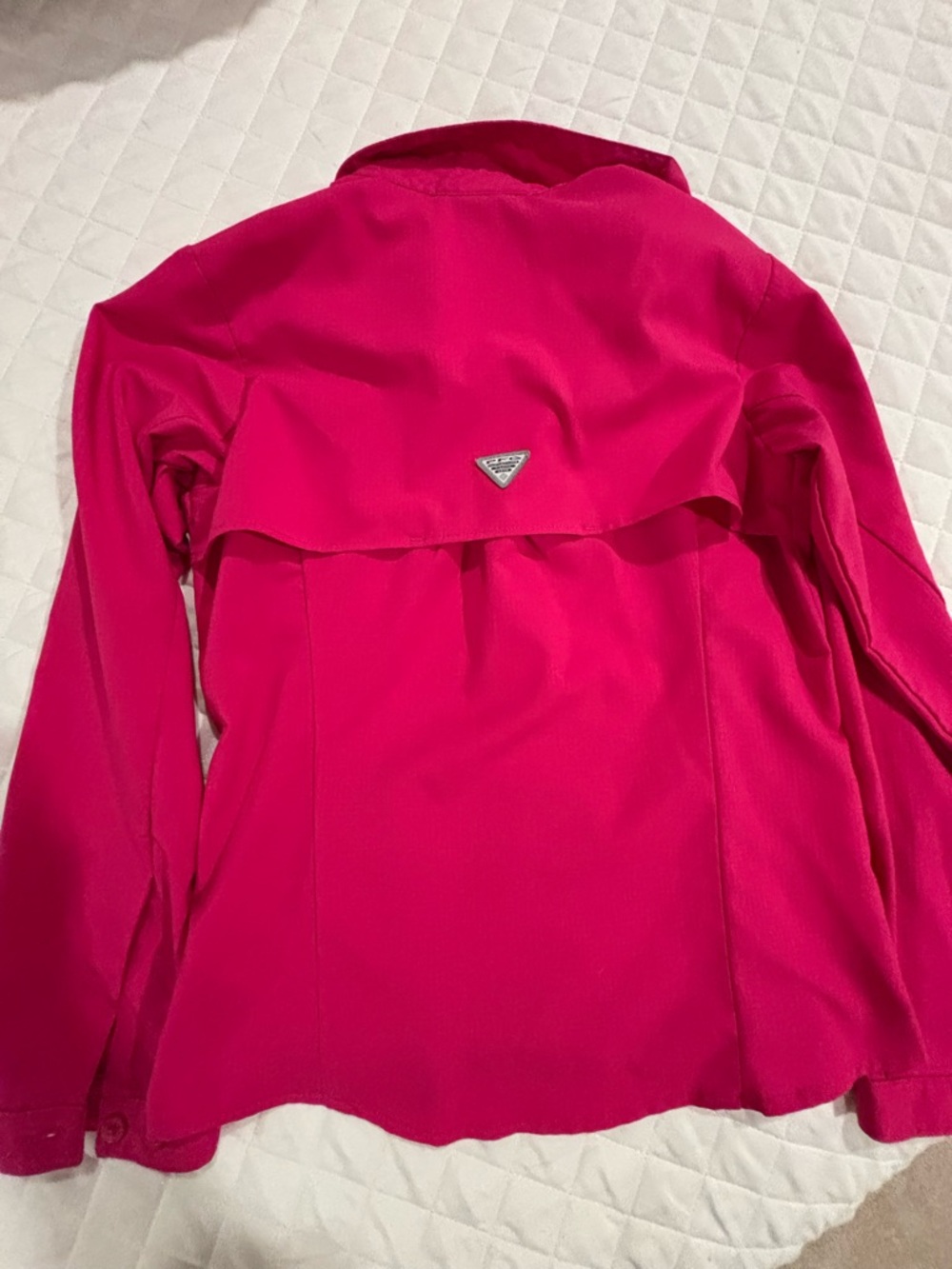 Children’s Pink Jacket with Iconic Triangle Logo